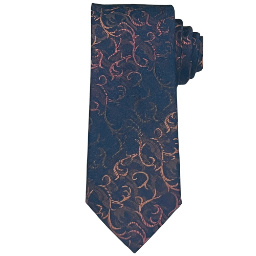 MENS NAVY WITH COLOR TIE