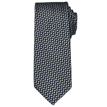 MENS NAVY PATTERN TIE