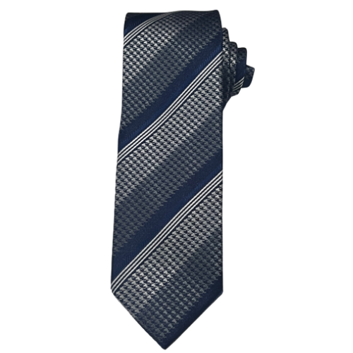 MENS NAVY PATTERN TIE