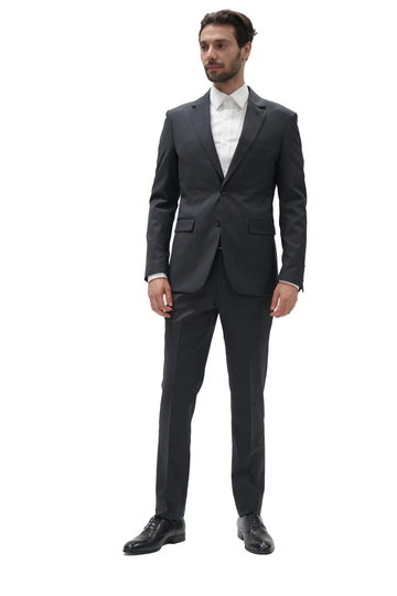 DARK GREY REGULAR FIT SUIT